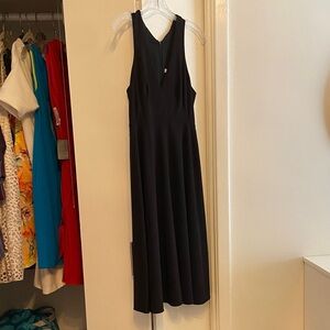 Halston Heritage Black racer back  Dress